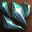 Rough Green Cubic Piece