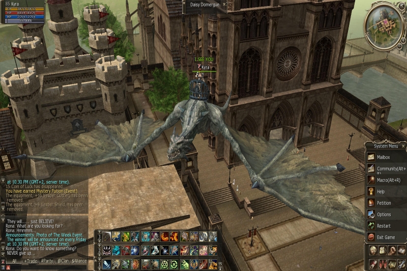 Flying with Wyvern by Kyra